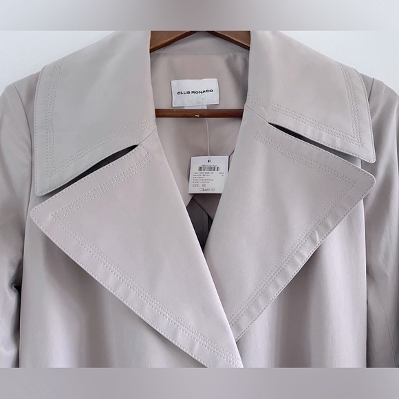NWT Classic Club Monaco Mahssa Trench - Picture 6 of 6